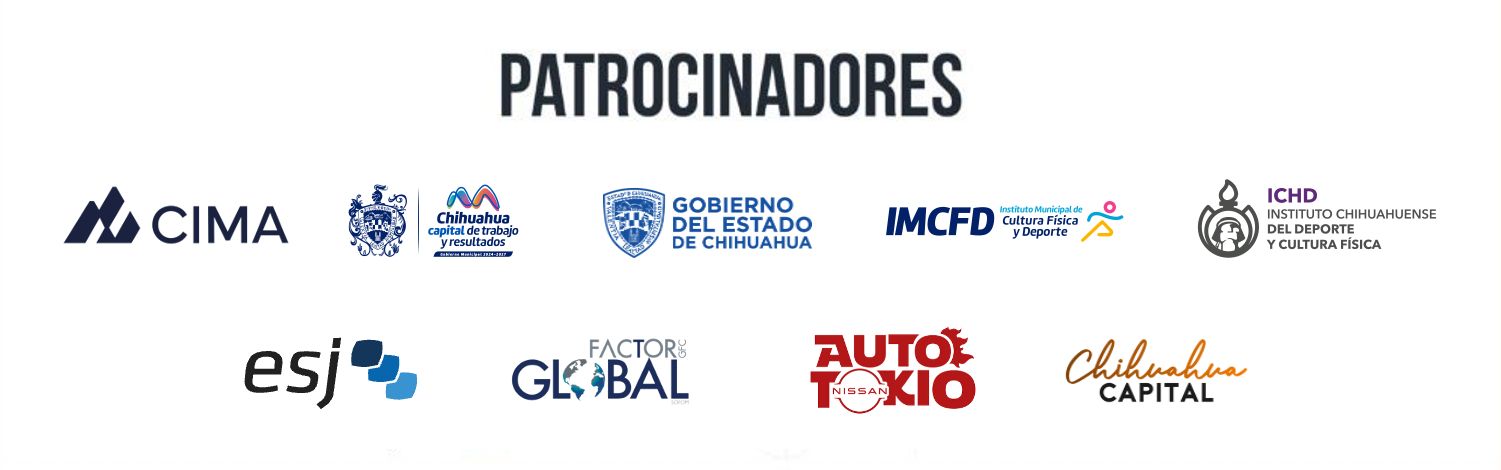 Patrocinadores y aliados oficiales de la Copa Chihuahua CIMA 2026